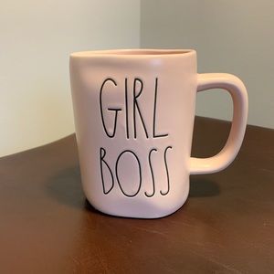 Pink RAE DUNN Girl Bose mug